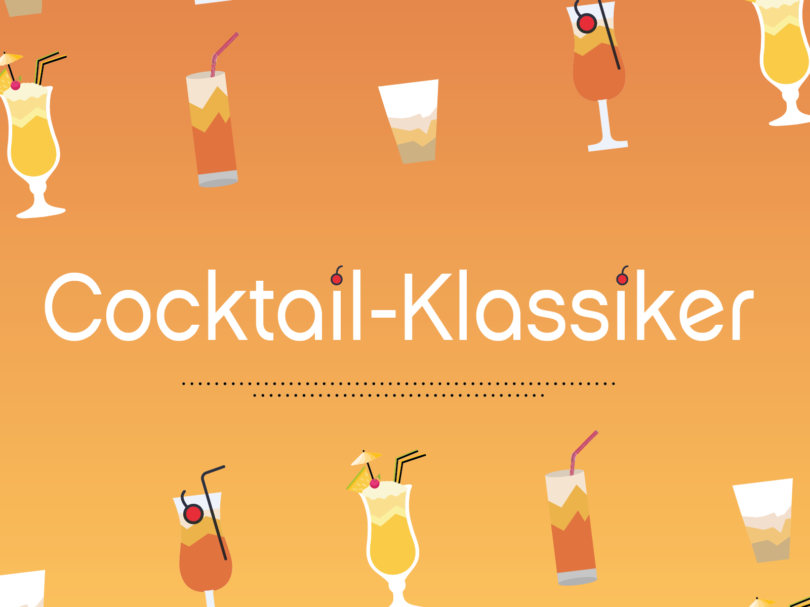 Cocktail-Klassiker Header